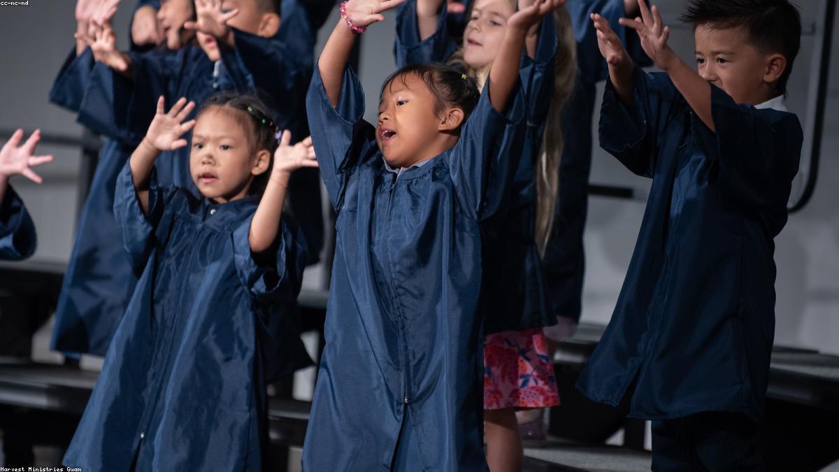 Children engaged across building, music and nature play